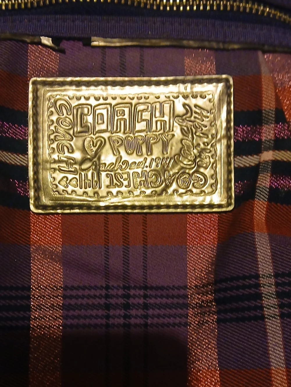 Coach stylish purple